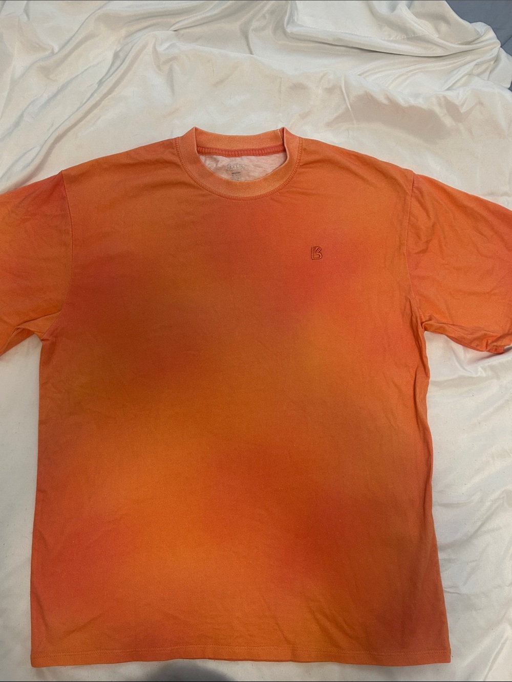 BuffBunny Orange Ombre Short Sleeve Crew Tee